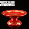 Prato de Oferendas para Altar Budista Doméstico, Utensílios Budistas, Prato de Tributo, Prato de Frutas de Cerâmica para Altar de Guanyin, Prato de Frutas, Prato Alto de Tributo para Buda