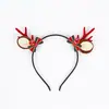 Diadema Luminosa Hada del Bosque Navideño Hebilla para la Cabeza de Astas Afelpada Diadema Decorativa para Adultos y Niños Accesorios para el Cabello Pinza para el Cabello