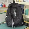 Bolsa de Ombro Dupla com Flores Newins para Meninas Estudantes Mochila Escolar Bonita de Grande Capacidade para Alunos do Ensino Fundamental II e Médio Mochila Casual para Viagem