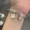 Pulsera de Mejor Amigo Alto Valor de Belleza Magnética ins Perro Yugui Melody Dibujos Animados Lindos Pulsera de Pareja Pulsera Campana