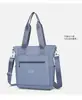 Versão Coreana Outono 2025 Nova Bolsa de Ombro Feminina de Tecido de Nylon de Grande Capacidade Bolsa de Mão Simples e Versátil Bolsa Transversal