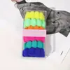 Anillo para toalla NUEVO 6 en caja anillo para el pelo de alta elasticidad base anillo para toalla cuerda para la cabeza gruesa grande venta al por mayor