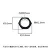 Nuevo Anillo de Plata de Ley S925 Conector para Pegamento 10mm Poligonal Colorido Conexión para Pulsera de Cuentas de Cristal DIY Accesorios de Plata