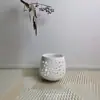 Artesanato cerâmico transfronteiriço branco puro galvanizado copo oco porta-velas uma variedade de incensário