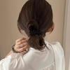 Elástico de Cabelo de Borracha de Dupla Finalidade com Temperamento, Acessórios de Cabelo de Cristal de Luxo Acessível, Pulseiras, Tiaras, Corda de Cabelo Versátil para Rabo de Cavalo, Acessórios de Cabeça