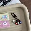 Chaveiro Pinguim Pingu Pequeno Peixe Pingente Acrílico Dupla Face Desenho Animado Fofo Pingente de Bolsa Presente para Melhor Amigo