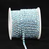 Corrente de Strass DIY com Garras Coloridas, Joias DIY Banhadas a Prata, Acessórios para Capa de Celular