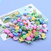 Mini Dibujo Animado nueva flor pequeña uña cuerda para el cabello horquilla resina accesorios de joyería diy pegamento crema funda para teléfono