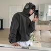 Moletom com Capuz Myq Estilo Preguiçoso Retrô Masculino Outono Calças Largas Retas Relaxadas Conjunto Relaxado Estilo Coreano