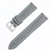 Fornecimento Exclusivo Transfronteiriço de Pulseiras para Smartwatch, Combinação de Nylon e Couro, 18/22/24mm, Pulseiras Macias e Confortáveis para Atacado