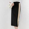 No más reabastecimientos==========Falda Elegante de Longitud Media para Mujer Nueva de Primavera y Otoño de Cintura Alta Pierna Recta para Otoño e Invierno que Cubre las Caderas