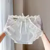 Nova Calcinha de Renda Sexy Feminina Personalidade Sexy Vazada Laço Alta Elasticidade Acabamento em Renda Tamanho Plus Calcinhas para Mulheres