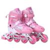 Patines de cuatro ruedas con flash para exteriores para principiantes para hombres y mujeres patines en línea ajustables patines de fantasía de moda para niños