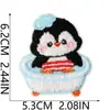 Parches de Tela de Pingüino Lindos y Adorables, Parches Termoadhesivos sin Coser para Ropa, Bolsas, Decoración Personalizada, Parches de Reparación, Apliques de Tela