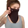 Mascarilla de Hielo de Seda con Protección Solar para Mujer, Protección UV Facial Completa de Verano, Máscara de Protección para Cuello para Golf al Aire Libre, Ciclismo, Velo Protector Solar