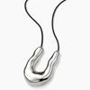 Collar Minimalista Elegante de Lujo Ligero, Estilo Diseñador, Nicho Brillante Irregular en Forma de U para Mujer, Similar al que Usa Ma Zongyue