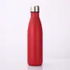 Acero Inoxidable 304 500ml Botella de Coca-Cola Taza Térmica de Doble Pared Portátil Taza de Agua Deportiva Botella de Boca Pequeña Taza de Bolos Béisbol