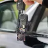 Chaveiro de Halloween Caveira Cruz Acrílica Decoração Transfronteiriça Chaveiro de Carro Pingente de Terror Acessório de Mochila Acrílico