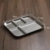 Chapa de Churrasco Integrada Retro em Aço Inoxidável com Quatro Compartimentos para Temperos e Molhos, Uso Comercial