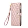Adequado para Capa de Celular Apple 17 Transversal Pequena Estilo Chanel com Múltiplos Zíperes para iPhone Air/16E com Porta-Cartões