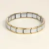 Pulsera Modular Popular Italiana Transfronteriza DIY Ensamblaje Personalizado Pulsera Collar Tobillera Banda Elástica para Reloj Cadena Joyería