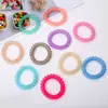 Nuevo estilo coreano simple grande de línea telefónica Anillo para el pelo accesorios para el cabello protección ambiental Banda de goma TPU anillo para el pelo de alta elasticidad creativa venta al por mayor
