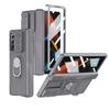 Adecuado para Samsung Z Foldable2 Armor Empuje Ventana Lente Carcasa Todo Incluido Eje Central Magnético Moda Anti-Caída Plegable Cubierta Protectora