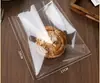 Sacos para Embalagem de Bagel, Sacos Plásticos Transparentes Planos para Pão, Torrada, Dorayaki, Assar Pão, Tartelete de Ovo Único, Autosselantes