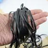 Banda de borde de cuero PU Tira de presión plegada Accesorios para ropa Textiles para el hogar Ropa de disfraz Decoración Tira delgada de cuero Banda