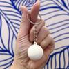 Chaveiro de PVC de simulação criativa pingente de basquete estéreo pingente de bolsa de futebol tênis fofo de desenho animado bilhar lote