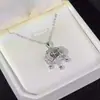 Collar Ruyi Ping An Lock Xiangyun Cadena para Mujer Cadena de Clavícula Nuevo Estilo Étnico Joyería con Colgante de Candado de Fortuna Larga Vida