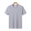 Camisetas Promocionais de Algodão Puro de Manga Curta, Camisetas Esportivas de Meia Manga com Gola Redonda, Caimento Solto, Feitas Sob Medida, com Impressão de Logo, Camisetas Culturais Feitas Sob Medida