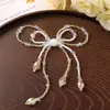 Original Menina Doce Borla Cristal Flor Laço Diy Bolsa Celular Corrente Pingente Sapatos Flor Brincos Acessórios