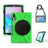 Adecuado para Samsung Tab S7 T870 Rey Pirata soporte giratorio de mano funda para tableta T875 correa para el hombro funda trasera de protección