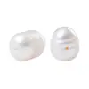 Perlas de Agua Dulce Naturales Sueltas Casi Redondas Hechas a Mano Material para Pulsera DIY Collar Pulsera para Llevar Cuentas Espaciadoras Accesorios