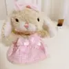 [Apenas Roupas] Roupas Deliciosas de Coelho 15cm Roupas para Boneca Coelho Doce Rato Casaco e Saia de Pelúcia