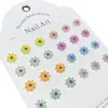 Joias para Manicure em Resina Desenho Animado Fofo Estéreo Flor Colorida Joias para Unhas Brincos Capa de Celular Acessórios Vestíveis para Unhas