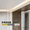 Fivela de encaixe para slot de lâmpada emissora de luz oblíqua de 45 graus caixa de luz para slot de lâmpada de gabinete emissora de luz oblíqua v para armário de vinho fixação de cartão de teto para armário com LED