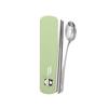 Palillos de Acero Inoxidable Cuchara Vajilla Traje Porcelana Blanca Portátil Caja de Almacenamiento de Vajilla Tenedor Cuchara Estudiante Una Persona Comida