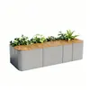Combinación de Rejilla para Macetas de Exterior Acero Inoxidable Hierro Forjado Divisor Comedor Bar Patio Cafetería Combinación de Rejilla para Macetas Maceta