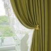 Cortina francesa Cortina de cashmere australiana Renda Fio Renda Rococó Villa Quarto Pequena Cortina de gaze fresca Atacado