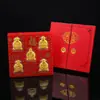 Fortuna de Lámina Dorada, Longevidad, Prosperidad, Riqueza, Adornos de los Cinco Dioses de la Riqueza, Regalos de Venta para la Conferencia de Seguro de las Cinco Bendiciones, Fabricantes Mayoristas Transfronterizos