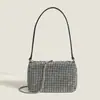 Taoyin*2024 Nova Bolsa Feminina Primavera e Verão Bolsa de Strass Cheia de Diamantes Bolsa de Mão com Corrente Diagonal Bolsa Pequena Bolsa de Axila