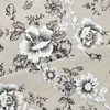 Tela con estampado de textura de porcelana azul y blanca estilo chino tela de algodón y lino mantel tela para cortina de puerta tela para cortina de ventana venta de liquidación de retazos de tela