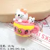 Criativo Estéreo Cor Sólida Gato Animal Caneca Feito à Mão DIY Enfeites de Carro Acessórios de Cola Cremosa Pequenos Acessórios de Resina
