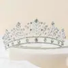 Nueva diadema corona de cumpleaños tocado Pedrería Vestido de Boda Corona de Novia Accesorios para el Cabello Fiesta de Cumpleaños corona