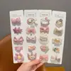 Presilha de Cabelo Desenho Animado Fofa, Grampo, Acessório de Cabelo para Crianças, Presilha Não Danifica Franja Lateral para Meninas