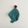 Gorro de Invierno Yipan para Bebé, Lindo Gorro de Punto con Pompón para Niños y Niñas, Gorro Cálido de Lana con Protección para Orejas de Bebé