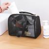 Bolsa de cosméticos de gasa transparente, bolsa de viaje, bolsa de lavado, bolsa de cosméticos de gran capacidad, venta al por mayor, novedad de 2022