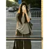 Camiseta Casual Blanca para Mujer Talla Grande para Verano, Corte Holgado, Top de Manga Corta con Cuello en V que Cubre el Vientre, Camiseta Casual